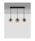 Ballet Bar Pendant Ceiling Light Sandy Black Smokey Grey Triac Dimmable LED 24W 660lm 3000K-4