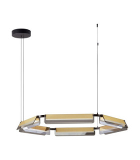 Apnea Integrated LED Pendant Ceiling Light Sandy Black Gold Grey Triac Dimmable LED 61W 3660lm 3000K-1