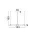 Apnea Integrated LED Pendant Ceiling Light Sandy Black Gold Grey Triac Dimmable LED 61W 3660lm 3000K-6