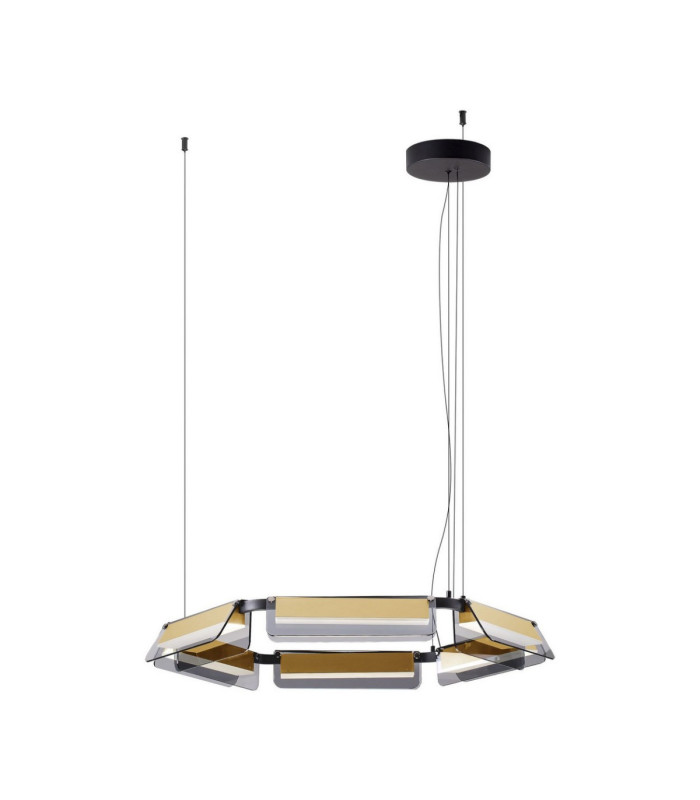 Apnea Integrated LED Pendant Ceiling Light Sandy Black Gold Grey Triac Dimmable LED 39W 2340lm 3000K-1