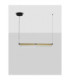 Apnea Bar Pendant Ceiling Light Sandy Black Gold Grey Triac Dimmable LED 20W 1200lm 3000K-4