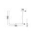 Apnea Bar Pendant Ceiling Light Sandy Black Gold Grey Triac Dimmable LED 20W 1200lm 3000K-6