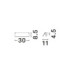 Apnea Integrated LED Wall Lamp Sandy Black Gold Grey LED 7W 420lm 3000K-6