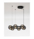 Las Globe Pendant Ceiling Light Sandy Black Gold Grey Triac Dimmable LED 60W 3000lm 3000K-4