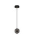 Las Globe Pendant Ceiling Light Sandy Black Gold Grey LED 13W 650lm 3000K-1