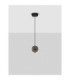 Las Globe Pendant Ceiling Light Sandy Black Gold Grey LED 13W 650lm 3000K-3