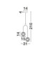 Las Globe Pendant Ceiling Light Sandy Black Gold Grey LED 20W 1000lm 3000K-6