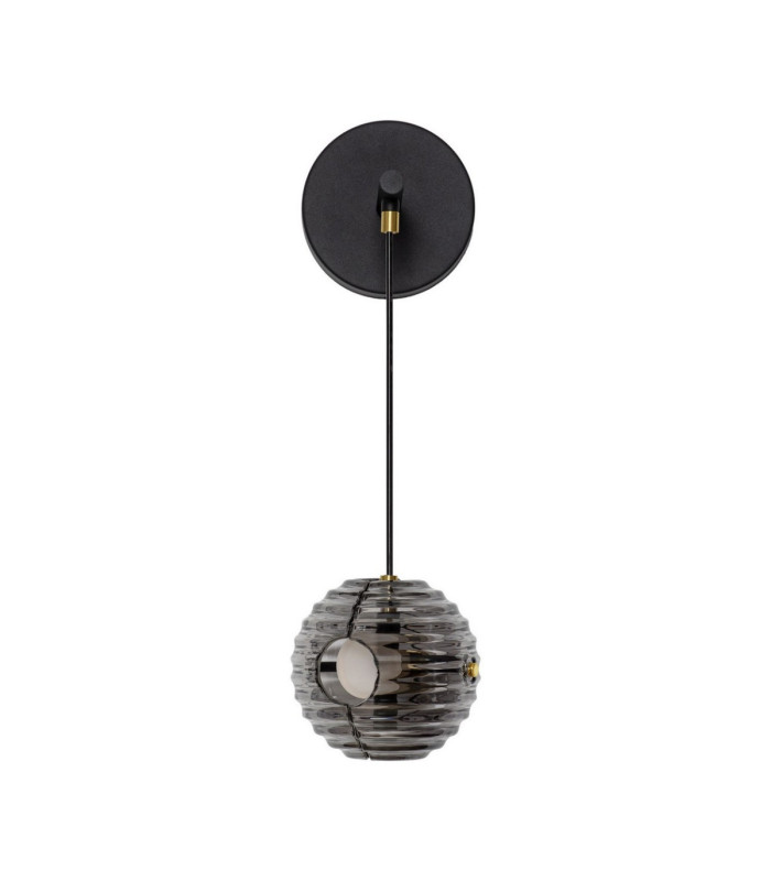 Las Globe Wall Lights Sandy Black Gold Grey LED 13W 650lm 3000K-1