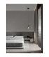 Alish Slim Pendant Ceiling Light Matt Black Smokey LED 8W 330lm 3000K-2