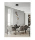 Alish Cluster Pendant Ceiling Light Matt Black Smokey Triac Dimmable LED 24W 990lm 3000K-2