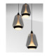 Alish Cluster Pendant Ceiling Light Matt Black Smokey Triac Dimmable LED 24W 990lm 3000K-5