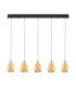 Alish Bar Pendant Ceiling Light Brass Gold Matt Black Champagne Triac Dimmable LED 37W 2112lm 3000K-1