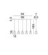 Alish Bar Pendant Ceiling Light Brass Gold Matt Black Champagne Triac Dimmable LED 37W 2112lm 3000K-6