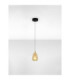 Alish Slim Pendant Ceiling Light Brass Gold Matt Black Champagne LED 8W 433lm 3000K-4