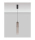 Sano Slim Pendant Ceiling Light Matt Black Moca Brown LED 3W 180lm 3000K-3