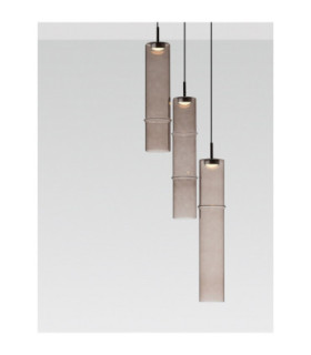 Sano Cluster Pendant Ceiling Light Matt Black Moca Brown LED 9W 540lm 3000K-2