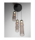 Sano Cluster Pendant Ceiling Light Matt Black Moca Brown LED 9W 540lm 3000K-5