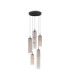 Sano Cluster Pendant Ceiling Light Matt Black Moca Brown Triac Dimmable LED 15W 900lm 3000K-1