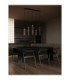 Sano Bar Pendant Ceiling Light Matt Black Moca Brown Triac Dimmable LED 18W 1080lm 3000K-2