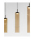 Sano Bar Pendant Ceiling Light Glossy Brushed Gold Cognac Triac Dimmable LED 18W 1080lm 3000K-5