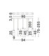 Sano Bar Pendant Ceiling Light Glossy Brushed Gold Cognac Triac Dimmable LED 18W 1080lm 3000K-6