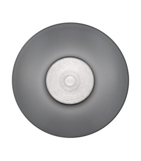 Esti Flush Wall Lamp Smokey Foggy Nickel Triac Dimmable LED 7W 180lm 3000K-1