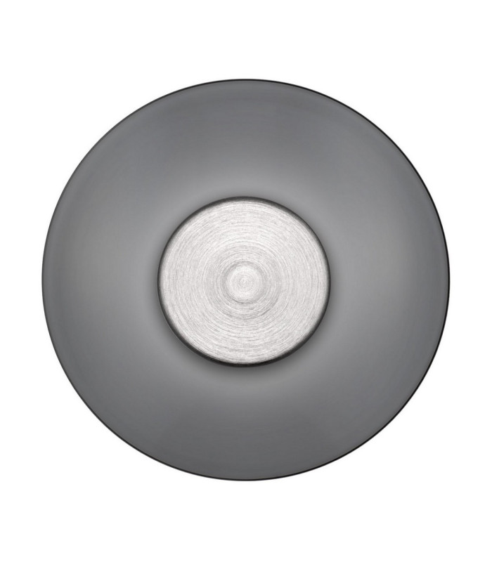Esti Flush Wall Lamp Smokey Foggy Nickel Triac Dimmable LED 7W 180lm 3000K-1