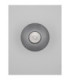 Esti Flush Wall Lamp Smokey Foggy Nickel Triac Dimmable LED 7W 180lm 3000K-4