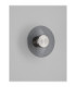 Esti Flush Wall Lamp Smokey Foggy Nickel Triac Dimmable LED 7W 180lm 3000K-5