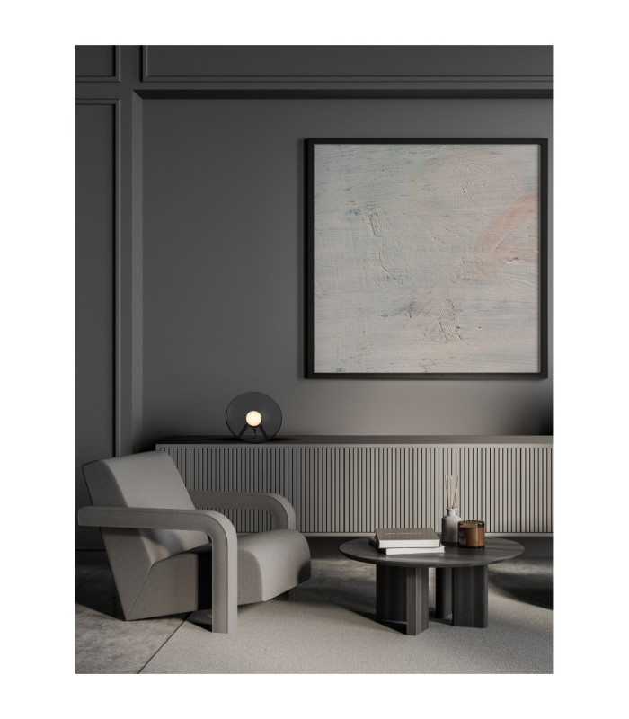 Esti Table Lamp Smokey Foggy Nickel Touch Dimmable LED 16W 1214lm 3000K-2