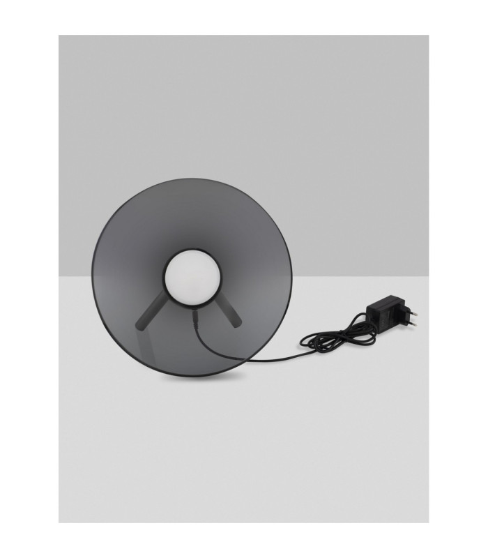 Esti Table Lamp Smokey Foggy Nickel Touch Dimmable LED 16W 1214lm 3000K-3
