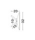 Esti Table Lamp Smokey Foggy Nickel Touch Dimmable LED 16W 1214lm 3000K-9