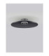 Esti Bowl Semi Flush Ceiling Light Smokey Foggy Nickel Triac Dimmable LED 33W 1721lm 3000K-3