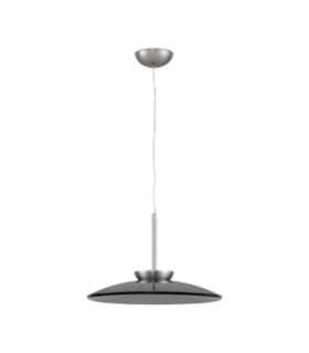 Esti Dome Pendant Ceiling Light Smokey Foggy Nickel Triac Dimmable LED 21W 1420lm 3000K-1