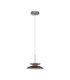 Esti Dome Pendant Ceiling Light Dark Brown Foggy Nickel Triac Dimmable LED 10W 543lm 3000K-1