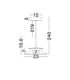 Esti Dome Pendant Ceiling Light Dark Brown Foggy Nickel Triac Dimmable LED 10W 543lm 3000K-8