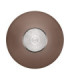 Esti Flush Wall Lamp Dark Brown Foggy Nickel Triac Dimmable LED 7W 180lm 3000K-1