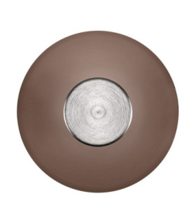 Esti Flush Wall Lamp Dark Brown Foggy Nickel Triac Dimmable LED 7W 180lm 3000K-1