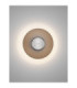 Esti Flush Wall Lamp Dark Brown Foggy Nickel Triac Dimmable LED 7W 180lm 3000K-6