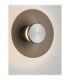 Esti Flush Wall Lamp Dark Brown Foggy Nickel Triac Dimmable LED 7W 180lm 3000K-8