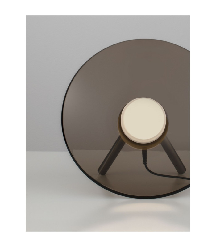 Esti Table Lamp Dark Brown Foggy Nickel Touch Dimmable LED 16W 1214lm 3000K-8