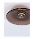 Esti Bowl Semi Flush Ceiling Light Dark Brown Foggy Nickel Triac Dimmable LED 33W 1721lm 3000K-2