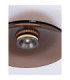 Esti Bowl Semi Flush Ceiling Light Dark Brown Foggy Nickel Triac Dimmable LED 33W 1721lm 3000K-5