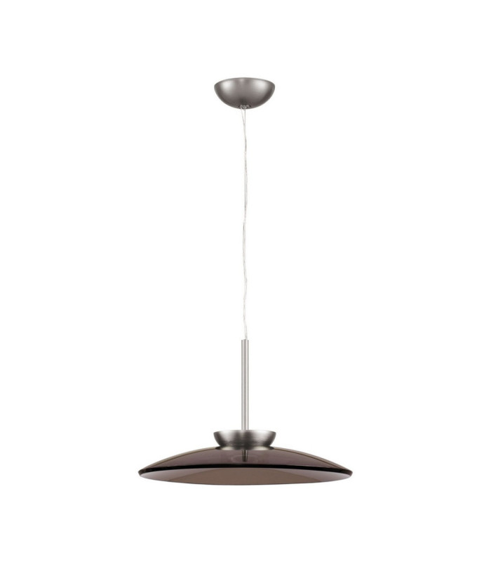 Esti Dome Pendant Ceiling Light Dark Brown Foggy Nickel Triac Dimmable LED 21W 1420lm 3000K-1