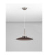 Esti Dome Pendant Ceiling Light Dark Brown Foggy Nickel Triac Dimmable LED 21W 1420lm 3000K-4