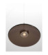 Esti Dome Pendant Ceiling Light Dark Brown Foggy Nickel Triac Dimmable LED 21W 1420lm 3000K-5
