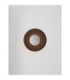 Esti Flush Wall Lamp Dark Brown Foggy Nickel LED 17W 248lm 3000K-4