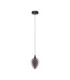 Nali Slim Pendant Ceiling Light Smokey Matt Black LED 6W 238lm 3000K-1