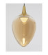 Nali Slim Pendant Ceiling Light Champagne Brass Gold Matt Black LED 6W 393lm 3000K-5