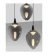 Nali Cluster Pendant Ceiling Light Smokey Matt Black Triac Dimmable LED 18W 714lm 3000K-5